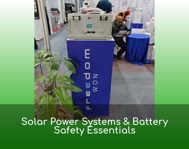 Solar Power Systems & Battery Safety Essentials