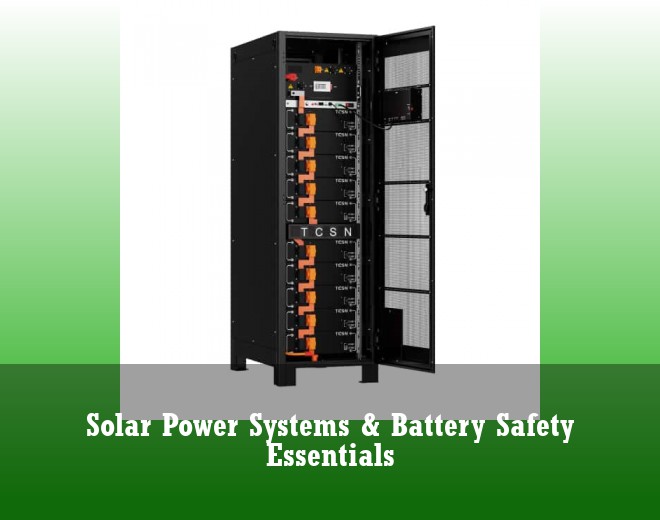 Solar Power Systems & Battery Safety Essentials