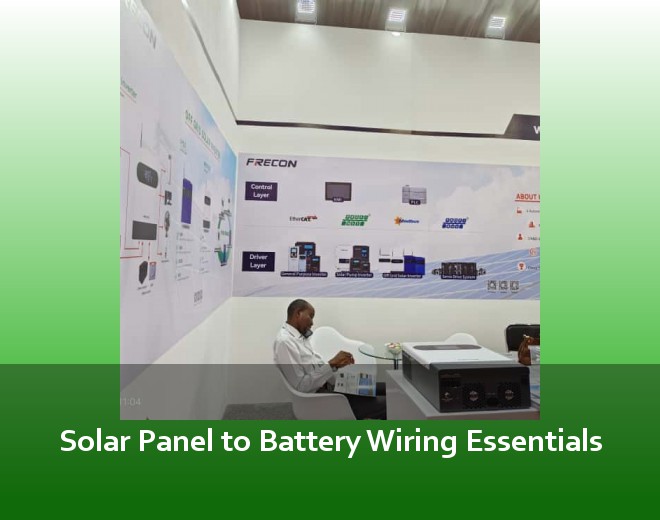 Solar Panel to Battery Wiring Essentials