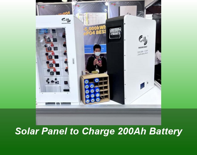 Solar Panel to Charge 200Ah Battery
