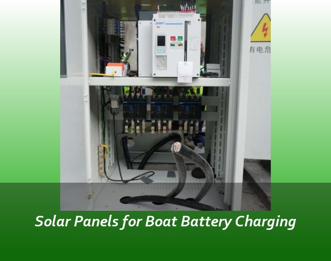 Solar Panels for Boat Battery Charging