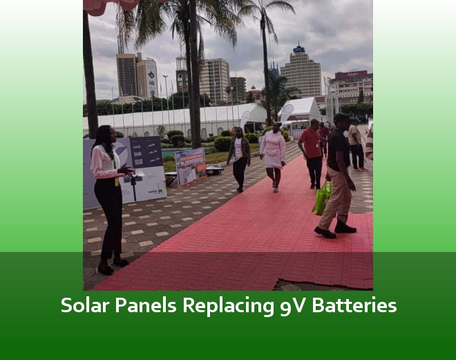 Solar Panels Replacing 9V Batteries
