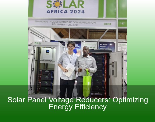 Solar Panel Voltage Reducers: Optimizing Energy Efficiency