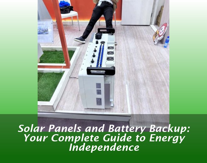 Solar Panels and Battery Backup: Your Complete Guide to Energy Independence