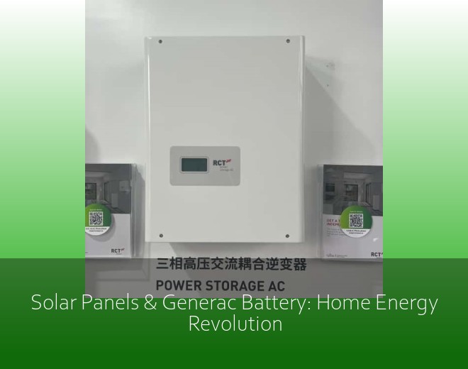 Solar Panels & Generac Battery: Home Energy Revolution