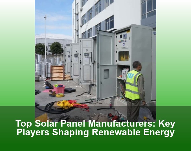Top Solar Panel Manufacturers: Key Players Shaping Renewable Energy