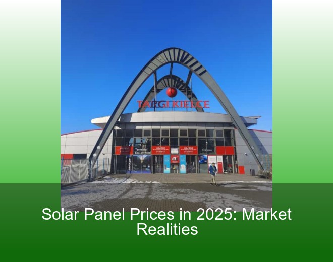 Solar Panel Prices in 2025: Market Realities