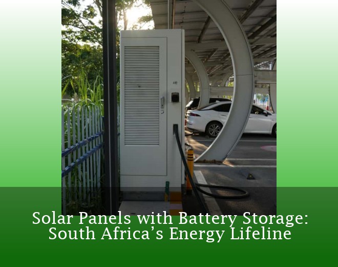 Solar Panels with Battery Storage: South Africa’s Energy Lifeline