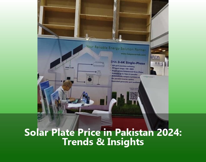 Solar Plate Price in Pakistan 2024: Trends & Insights