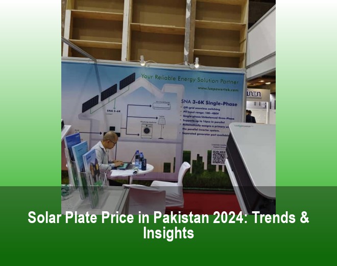 Solar Plate Price in Pakistan 2024: Trends & Insights
