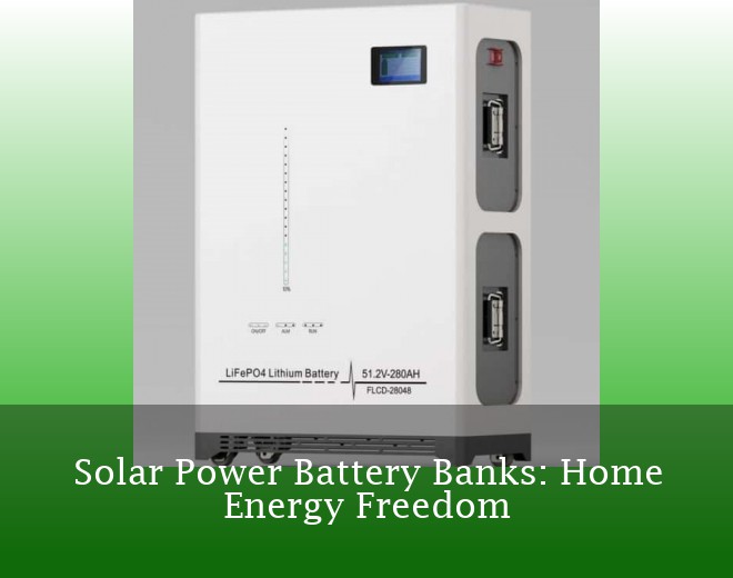 Solar Power Battery Banks: Home Energy Freedom