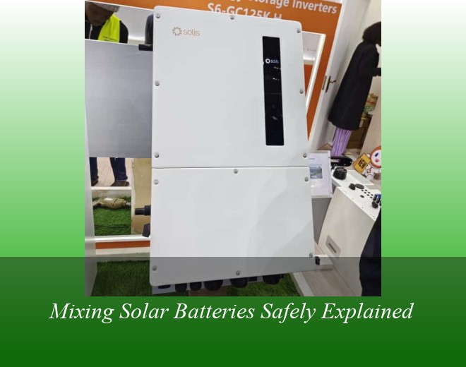 Mixing Solar Batteries Safely Explained