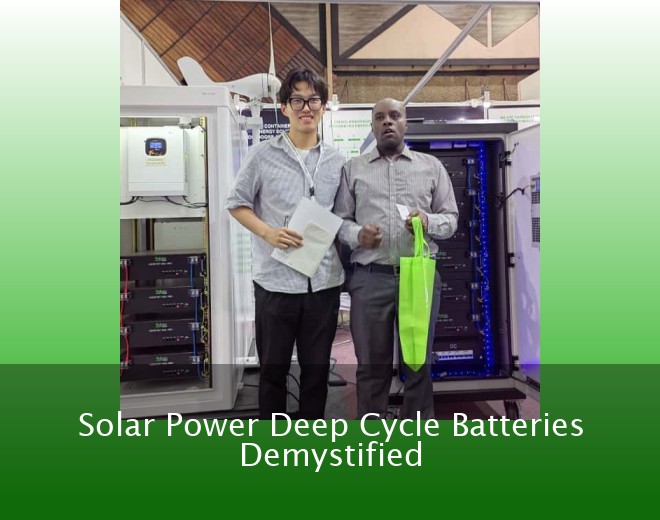 Solar Power Deep Cycle Batteries Demystified