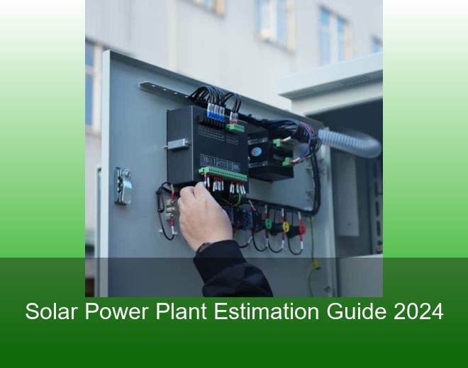 Solar Power Plant Estimation Guide 2024