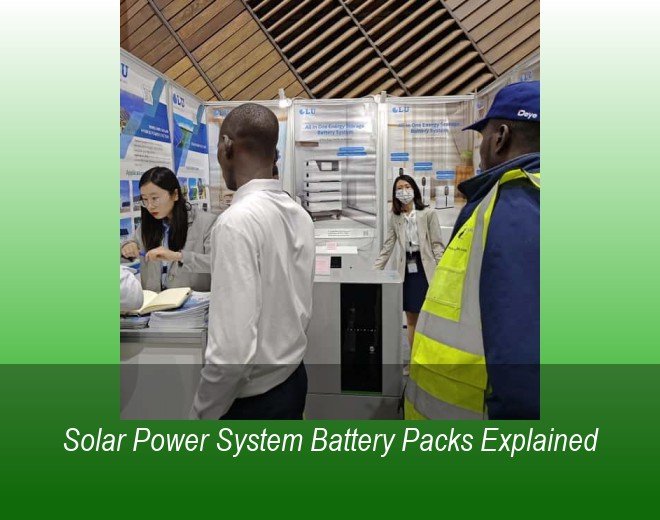 Solar Power System Battery Packs Explained