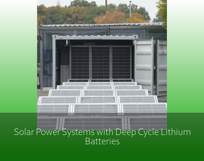 Solar Power Systems with Deep Cycle Lithium Batteries