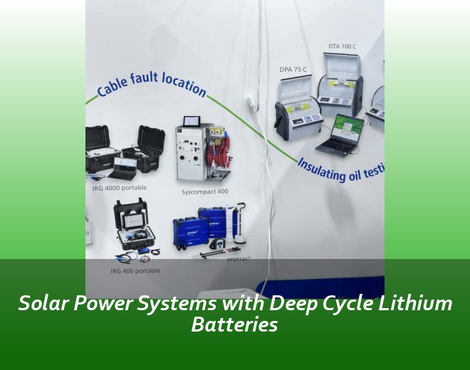 Solar Power Systems with Deep Cycle Lithium Batteries