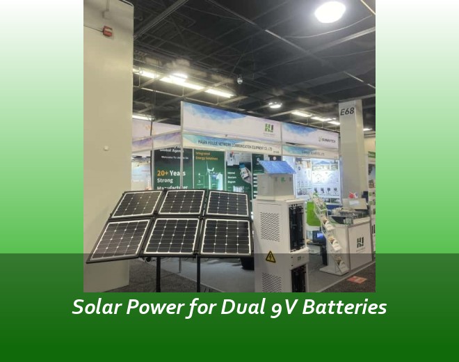 Solar Power for Dual 9V Batteries