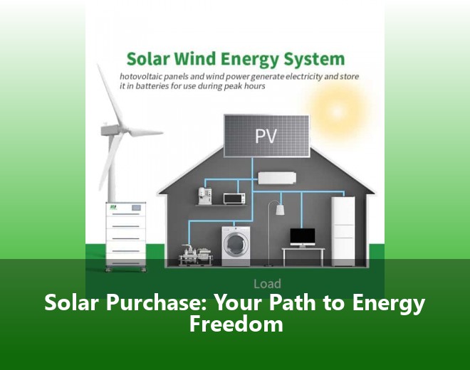 Solar Purchase: Your Path to Energy Freedom