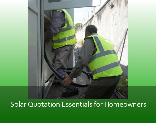 Solar Quotation Essentials for Homeowners