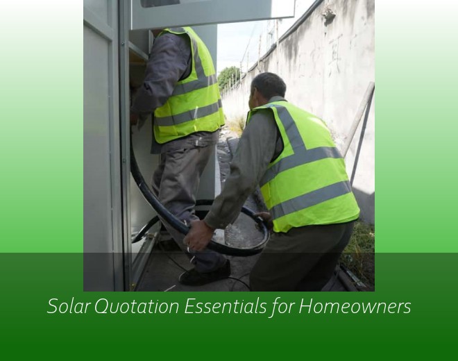 Solar Quotation Essentials for Homeowners