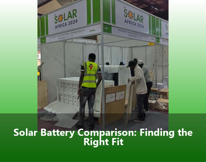 Solar Battery Comparison: Finding the Right Fit