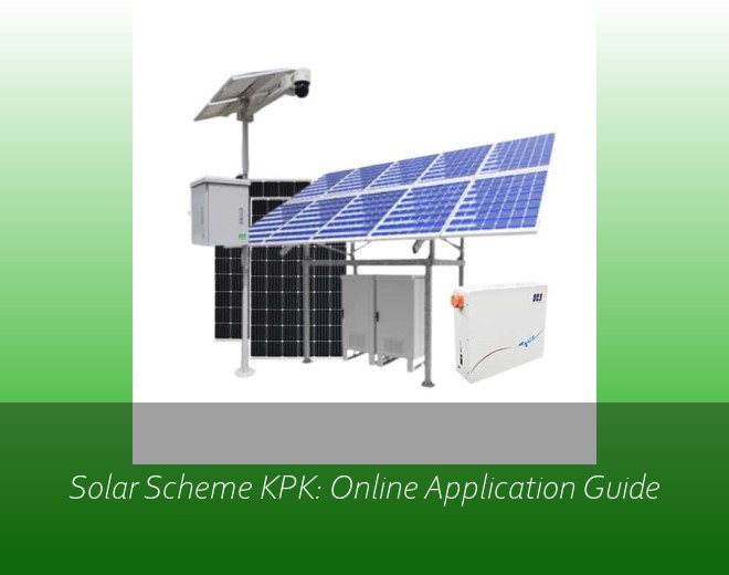 Solar Scheme KPK: Online Application Guide