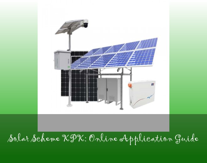 Solar Scheme KPK: Online Application Guide