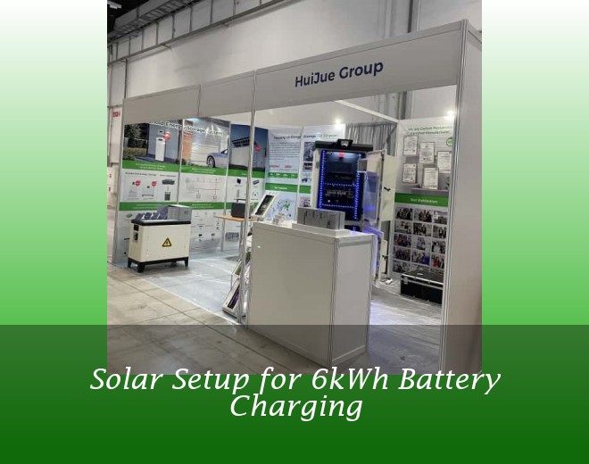 Solar Setup for 6kWh Battery Charging