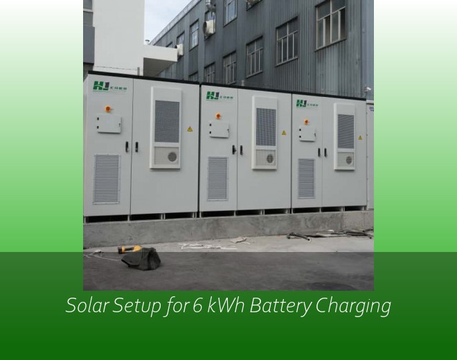 Solar Setup for 6 kWh Battery Charging