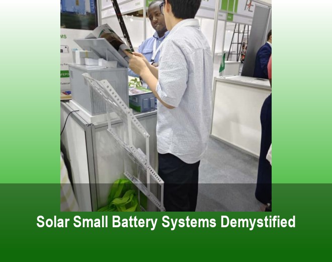 Solar Small Battery Systems Demystified