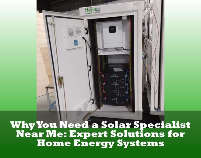 Why You Need a Solar Specialist Near Me: Expert Solutions for Home Energy Systems