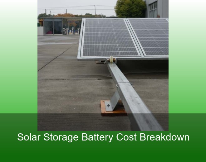 Solar Storage Battery Cost Breakdown