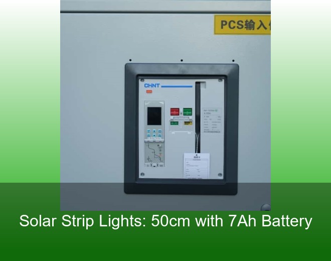 Solar Strip Lights: 50cm with 7Ah Battery