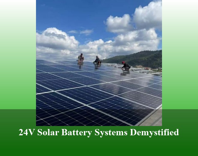 24V Solar Battery Systems Demystified