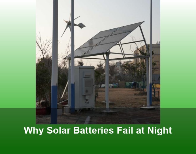 Why Solar Batteries Fail at Night
