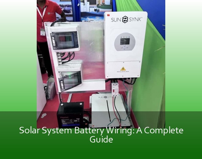 Solar System Battery Wiring: A Complete Guide