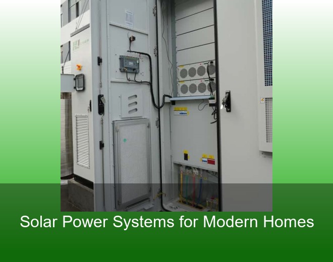 Solar Power Systems for Modern Homes
