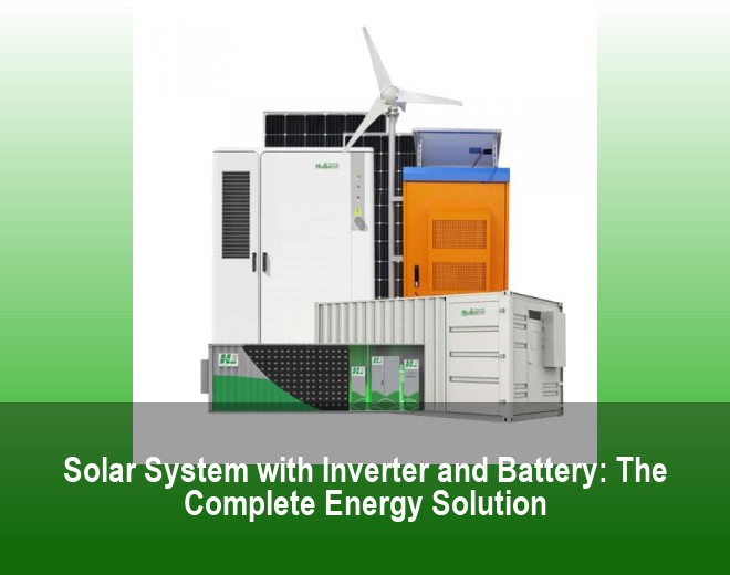 Solar System with Inverter and Battery: The Complete Energy Solution