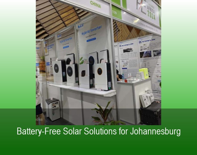 Battery-Free Solar Solutions for Johannesburg