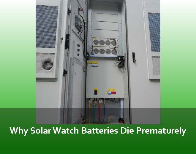 Why Solar Watch Batteries Die Prematurely