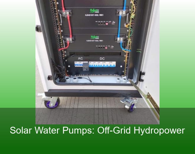 Solar Water Pumps: Off-Grid Hydropower