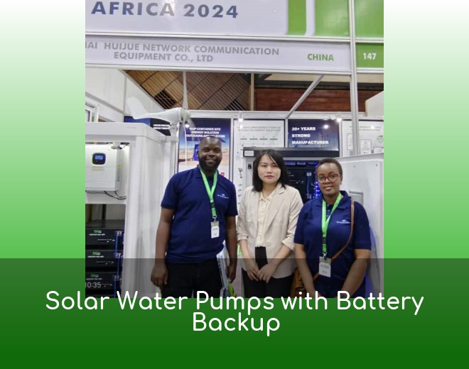 Solar Water Pumps with Battery Backup