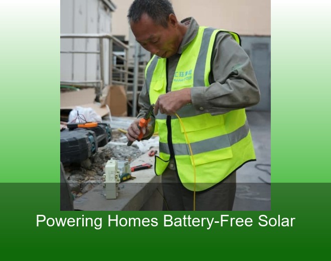 Powering Homes Battery-Free Solar