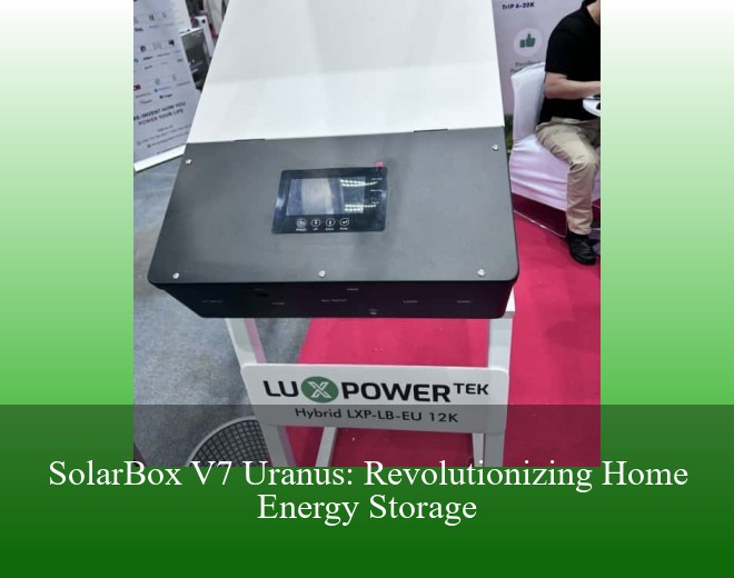 SolarBox V7 Uranus: Revolutionizing Home Energy Storage