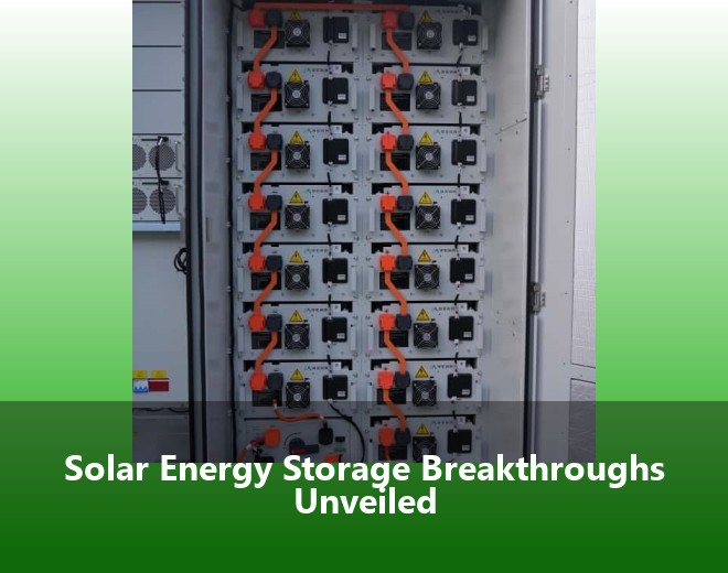 Solar Energy Storage Breakthroughs Unveiled