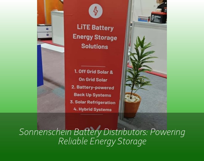 Sonnenschein Battery Distributors: Powering Reliable Energy Storage