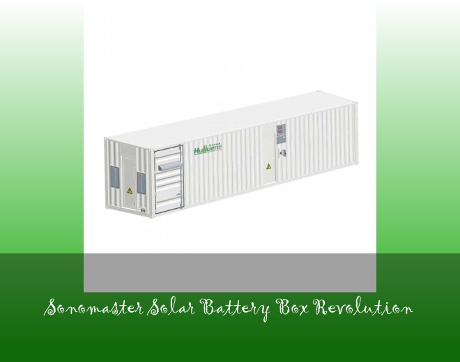 Sonomaster Solar Battery Box Revolution