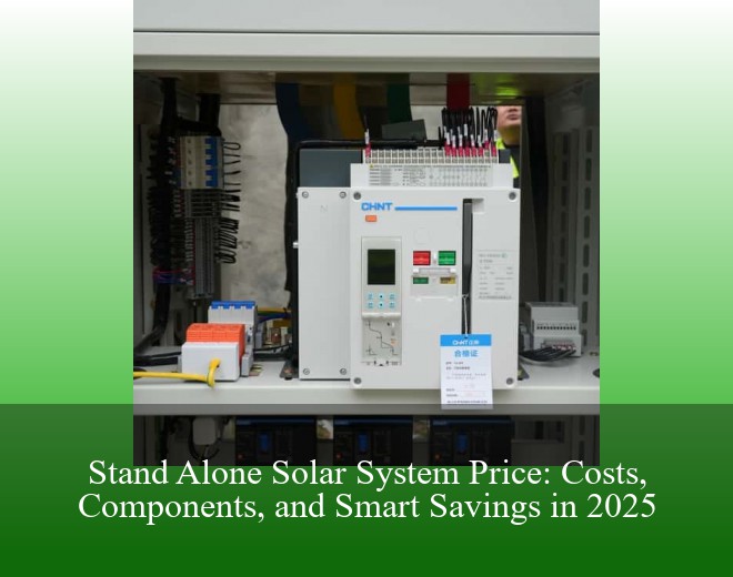 Stand Alone Solar System Price: Costs, Components, and Smart Savings in 2025