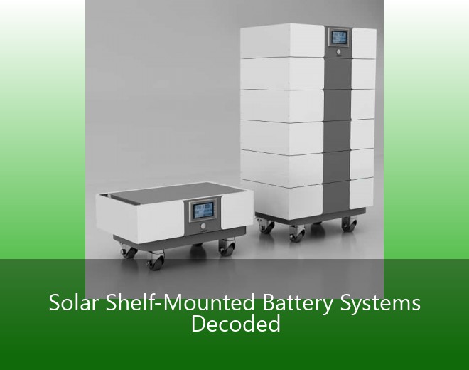 Solar Shelf-Mounted Battery Systems Decoded